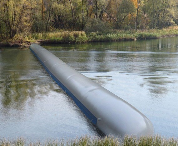 Водоналивные дамбы в Кургане